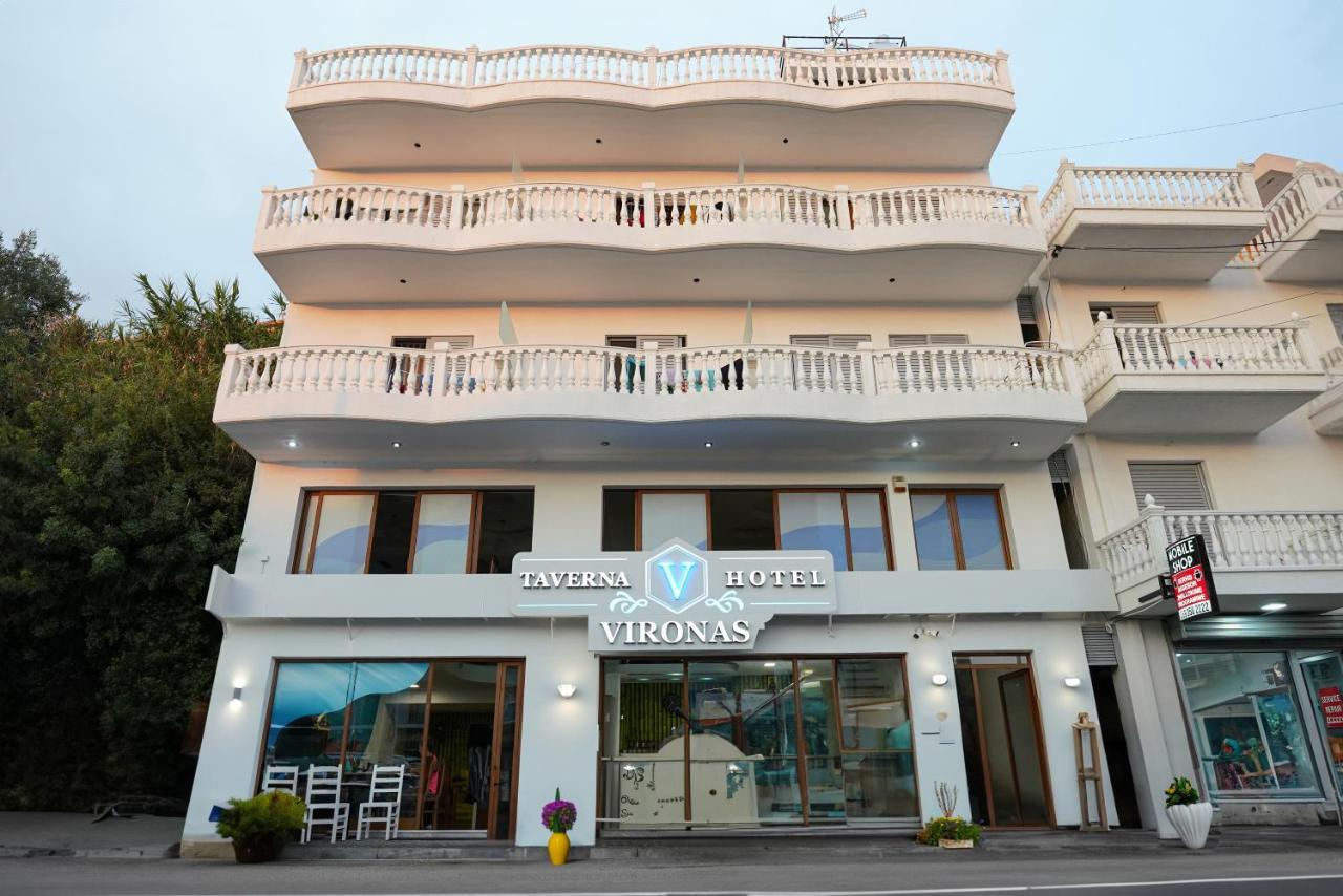 Vironas Hotel Himare Buitenkant foto